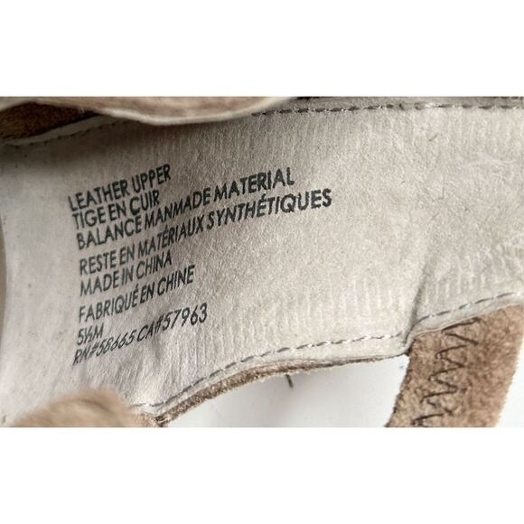 Indigo Nordstrom Sandals Womens Size 5.5 Tan Hinge Cora Block Heel Ankle Strap - Picture 7 of 8